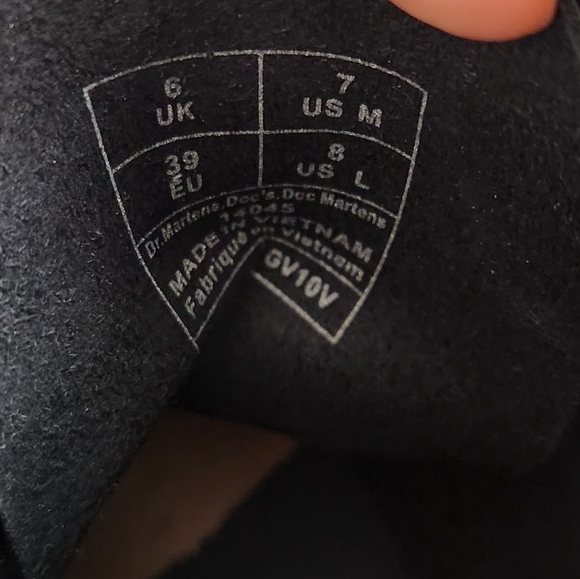 Dr Martens Vegan Felix Lace-up Boots Black M-7 L-8 Unisex - Picture 8 of 13